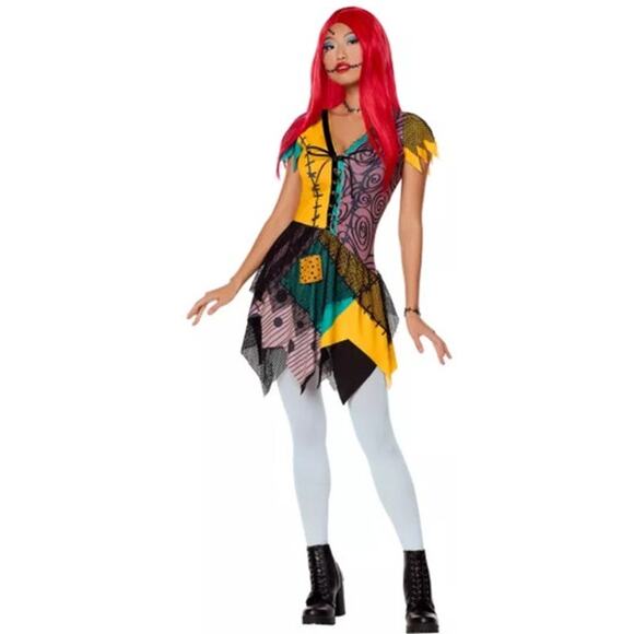 Spirit Adult Sally Dress The Nightmare Before Christmas Halloween Costume Small - Picture 1 of 7
